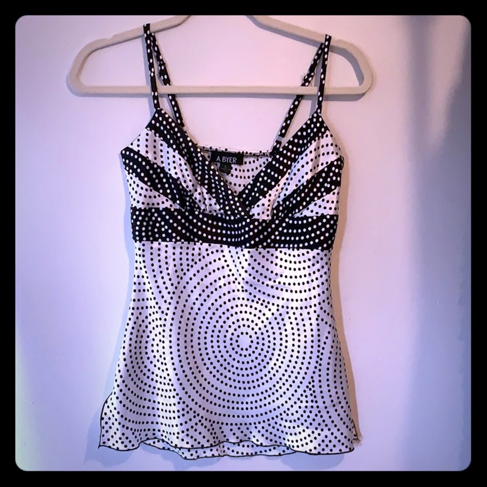Satin dressy tank